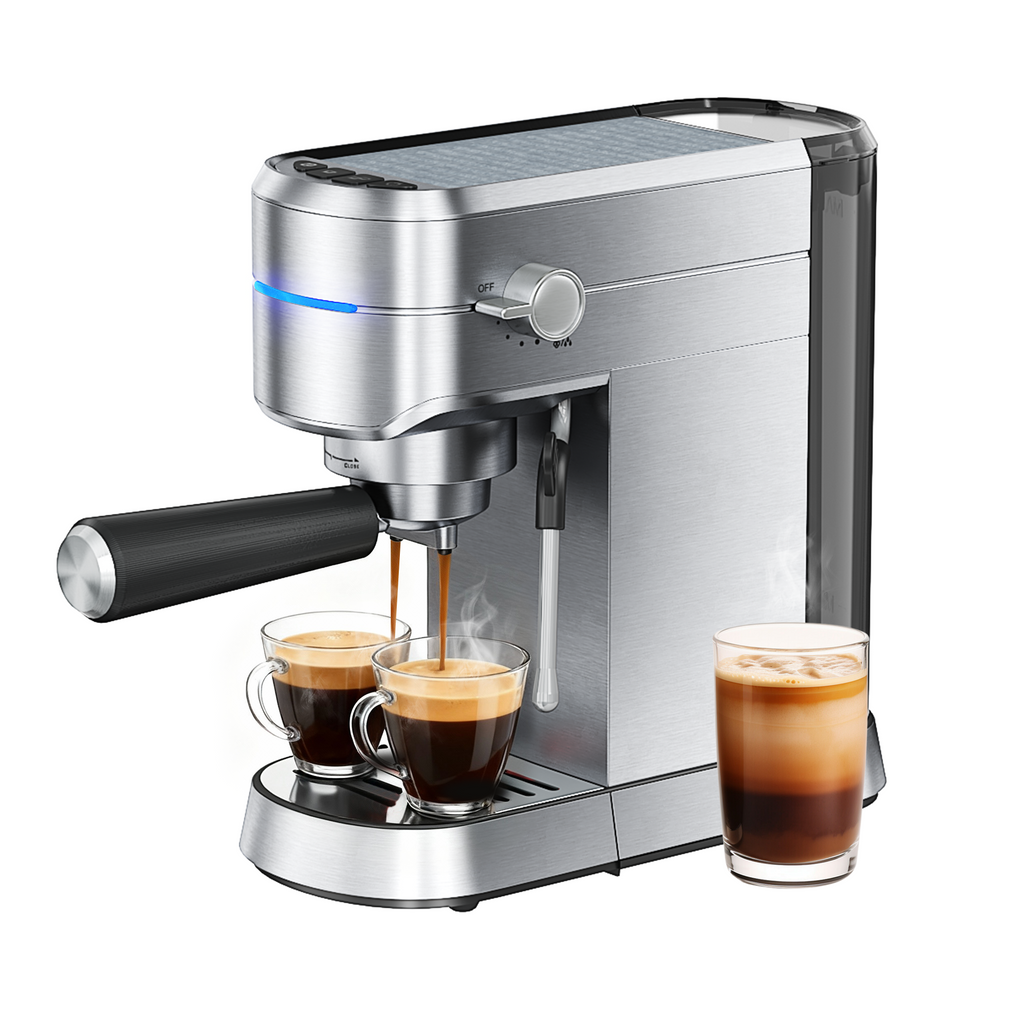 Professional Espresso Maker Machine, 15 Bar Expresso Machine with Steam Wand Ideal Coffee Maker for Espresso Cappuccino