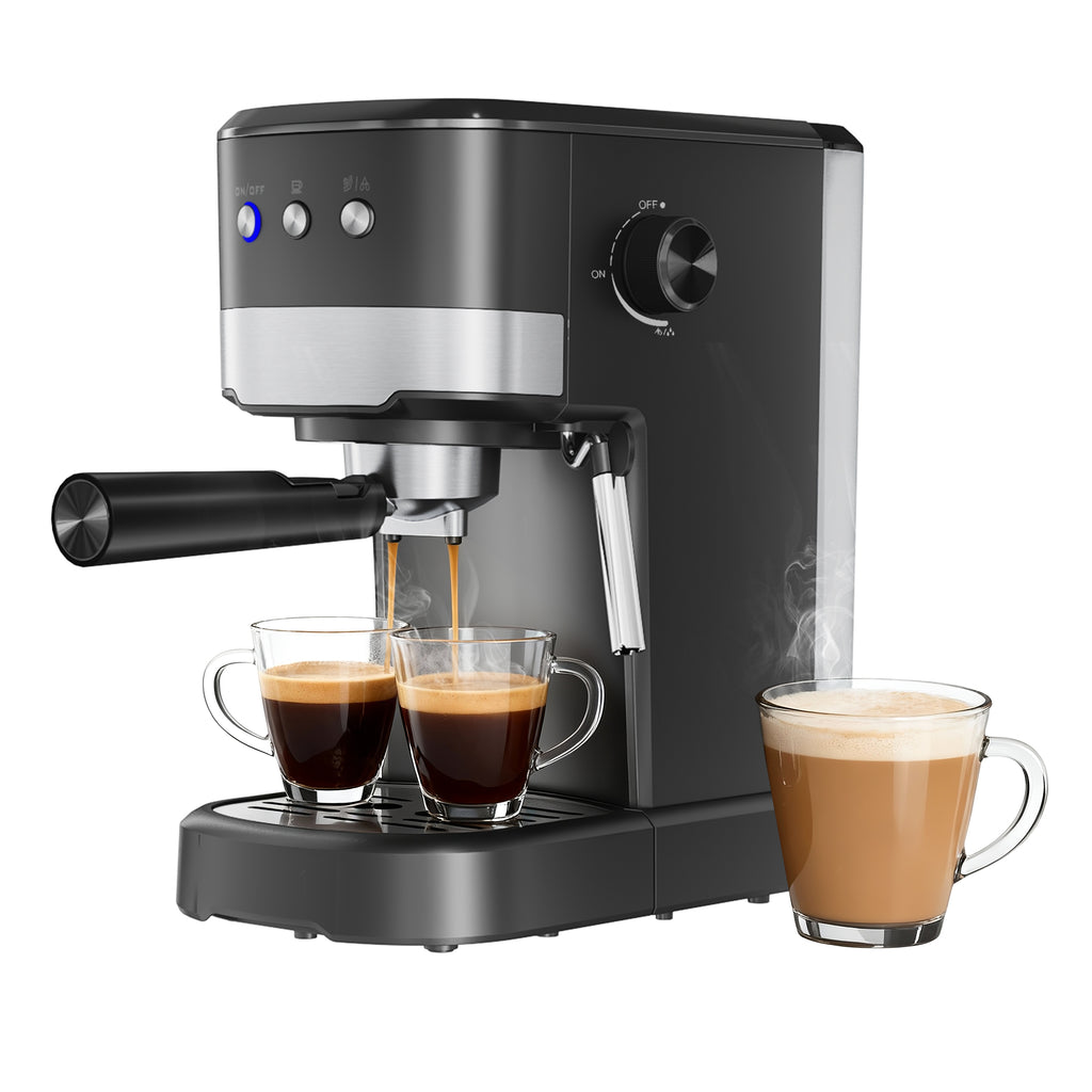Espresso Expresso Machine 15 Bar with Auto Milk Frother, Professional Espresso Maker with Steam Wand