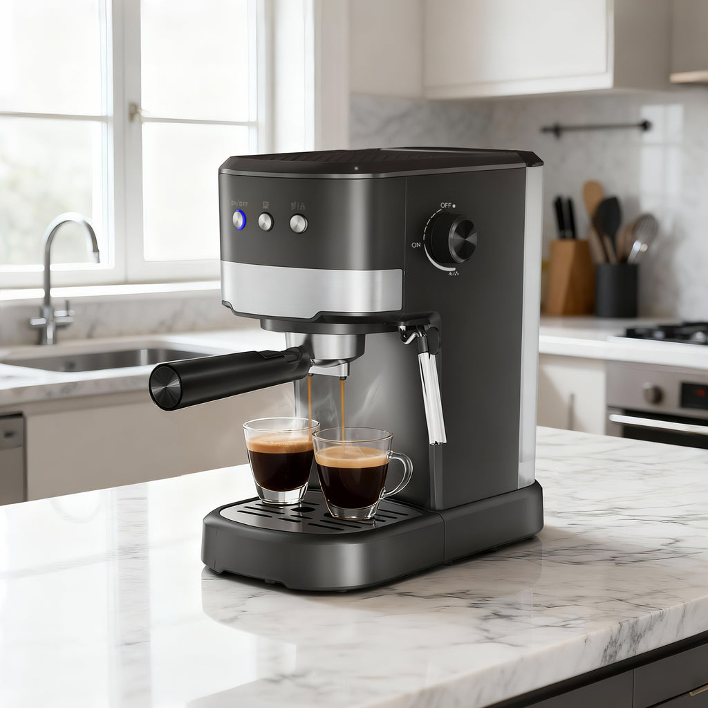 Espresso Expresso Machine 15 Bar with Auto Milk Frother, Professional Espresso Maker with Steam Wand