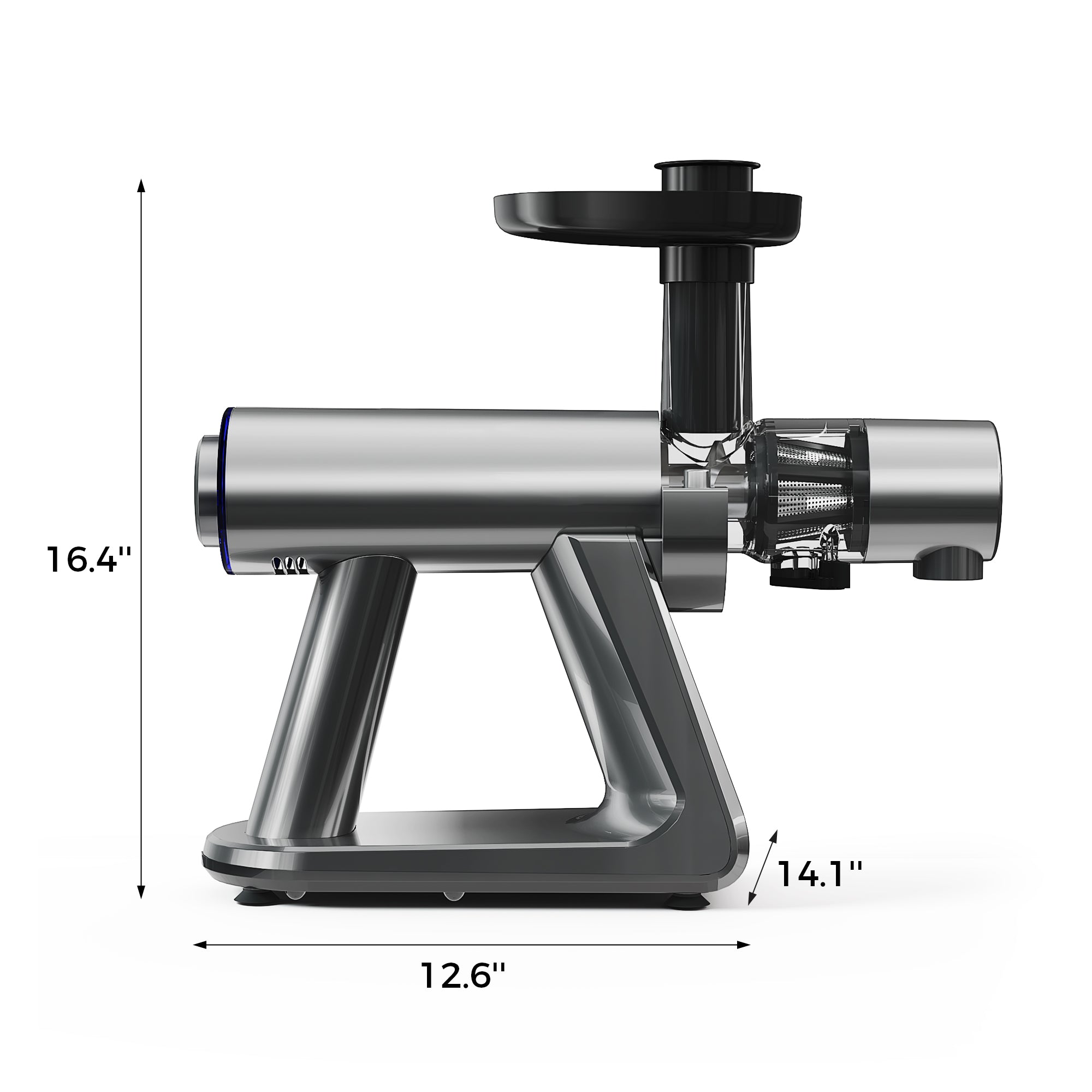 Cold Press Juicer, Juicer Machine with 55RPM, High Juice Yield for Fruits & Vegetables, Easy to Clean