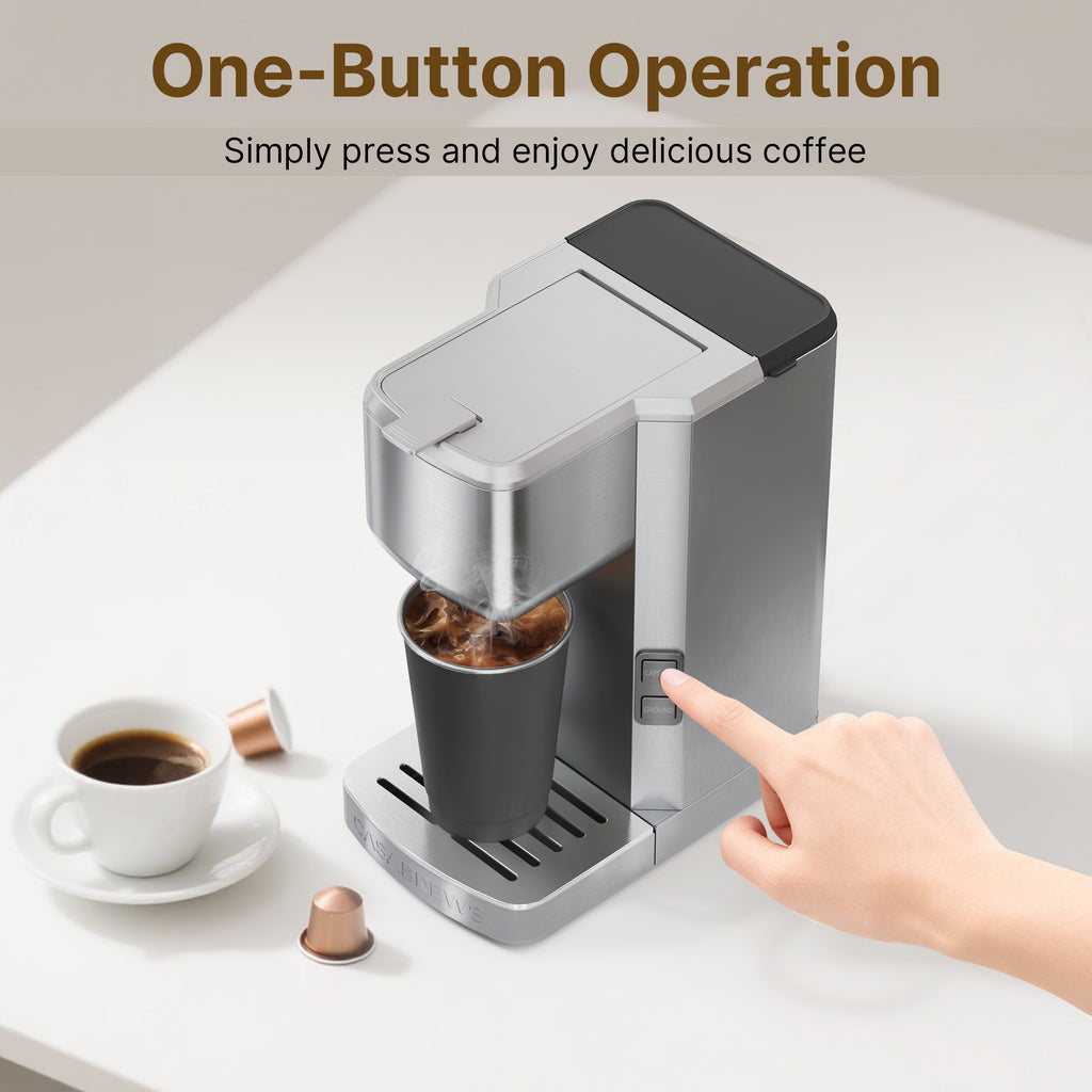 3-in-1 Coffee Maker, 14oz Compact Coffee Machine for Kitchen Appliances
