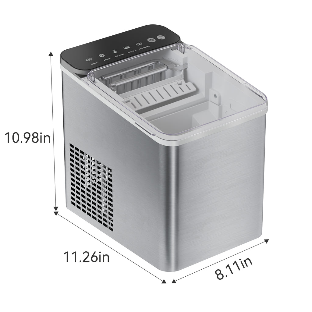 Ice Maker Countertop, Portable 22LBS Ice Machine 9 Mins Quick Ice Making